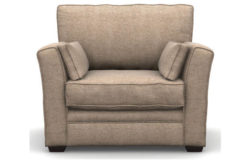Heart of House Malton Fabric Cuddle Chair - Beige